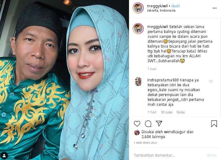 Meggy Wulandari istri Kiwil