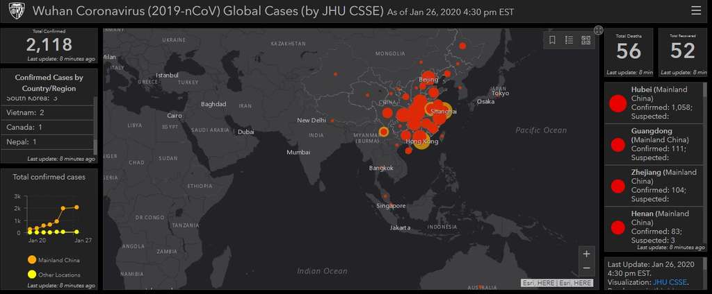 Data sebaran virus Corona