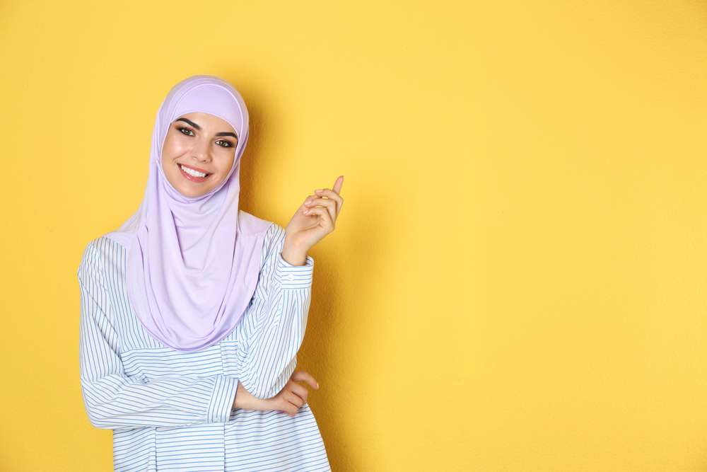 Ilustrasi hijaber cantik