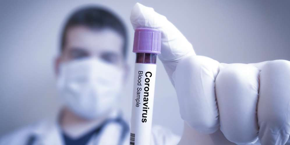 Ilustrasi wabah virus corona