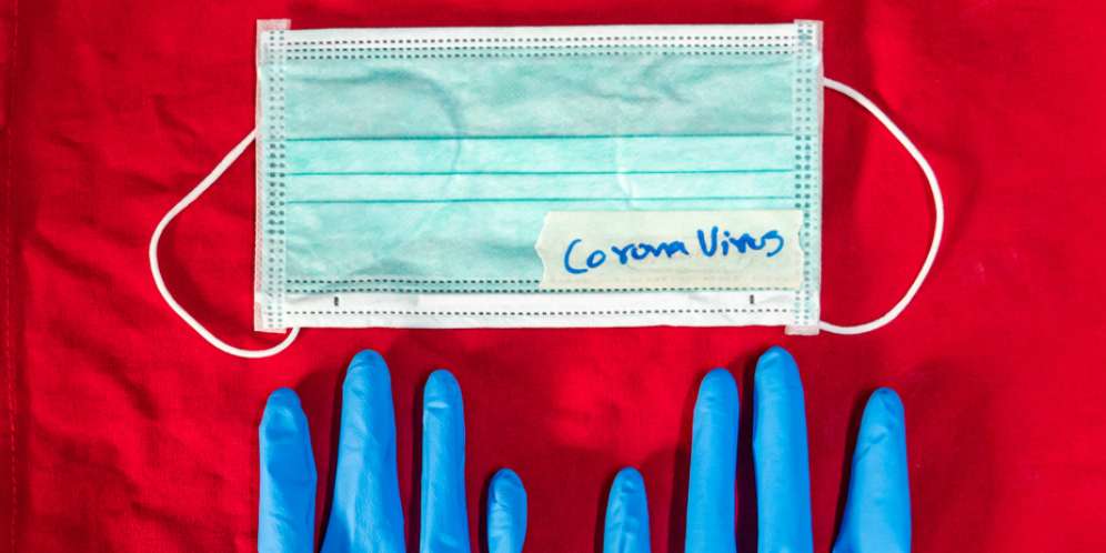 Ilustrasi wabah virus corona