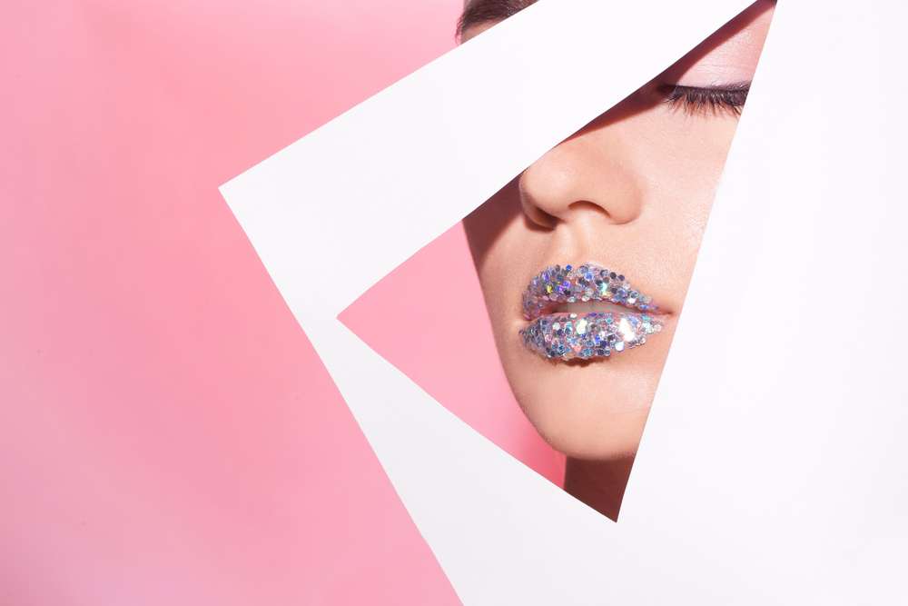 Glitter lipstick