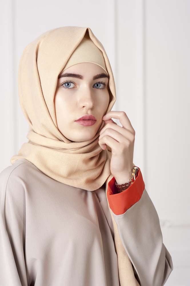Ilustrasi hijaber cantik