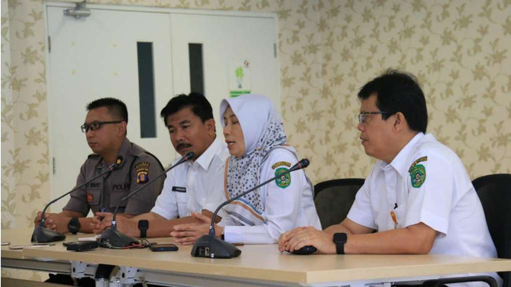Terduga Corona, WNA Malaysia Diisolasi di Rumah Sakit di Kutai Kartanegara. (Liputan6.com/Abdul Jalil)
