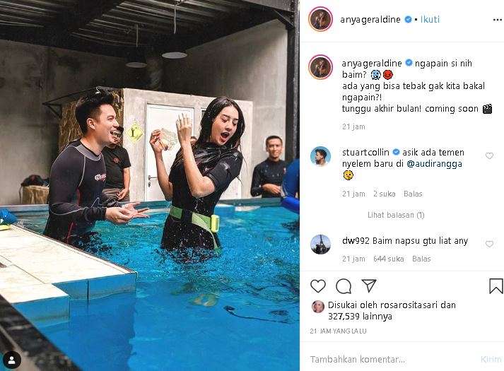 Anya Geraldine dan Baim Wong