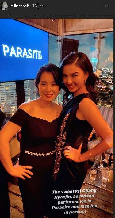 Raline shah dan pemain parasite