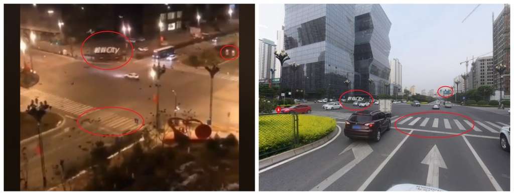 Lokasi video ketika dicari menggunakan aplikasi Baidu Maps (Foto: AFP Hong Kong) Lokasi video ketika dicari menggunakan aplikasi Baidu Maps (Foto: AFP Hong Kong)