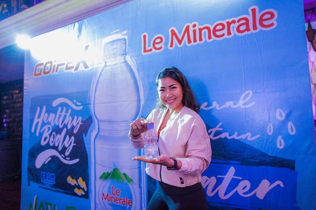 Salah satu fitness influencer di Indonesia, Inge Anugrah terus menerapkan gaya hidup sehat dengan rutin olahraga dan minum air mineral berkualitas.