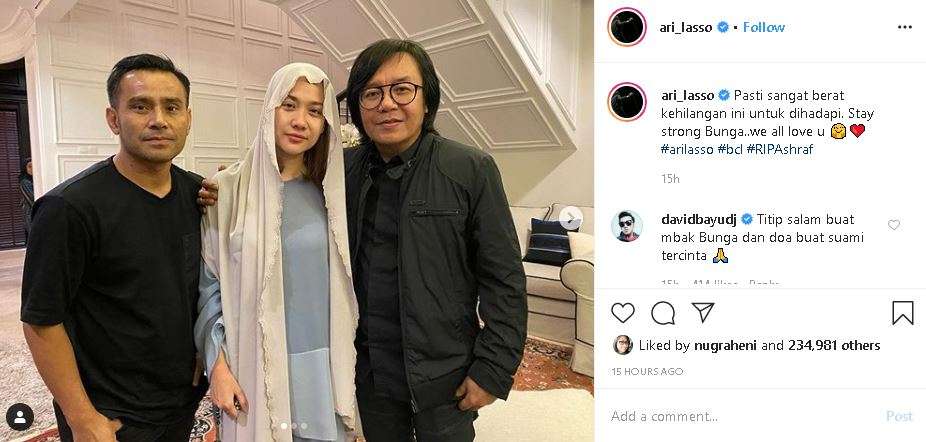 postingan ari lasso