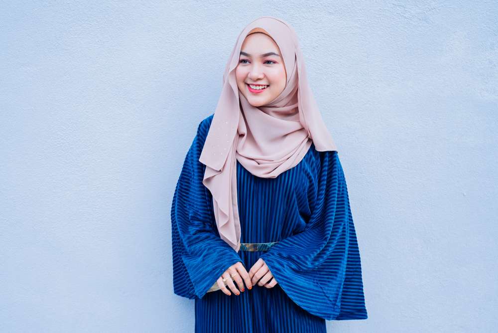 Ilustrasi hijaber cantik