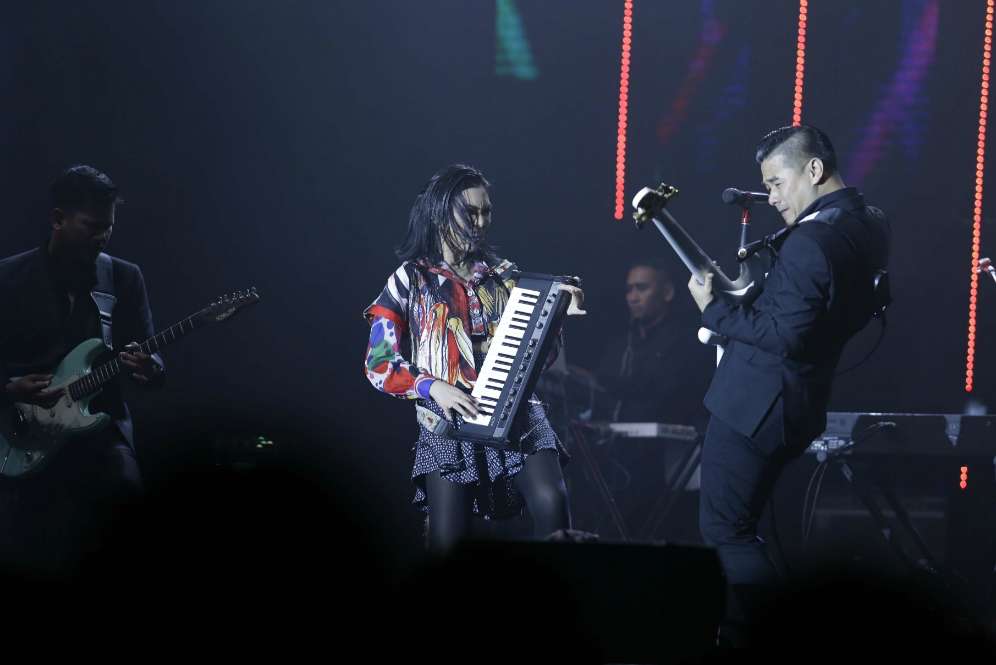 Isyana Sarasvati di Java Jazz Festival 2020