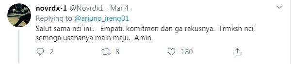 Salut sama empati, komitmen, dan tidak rakusnya.