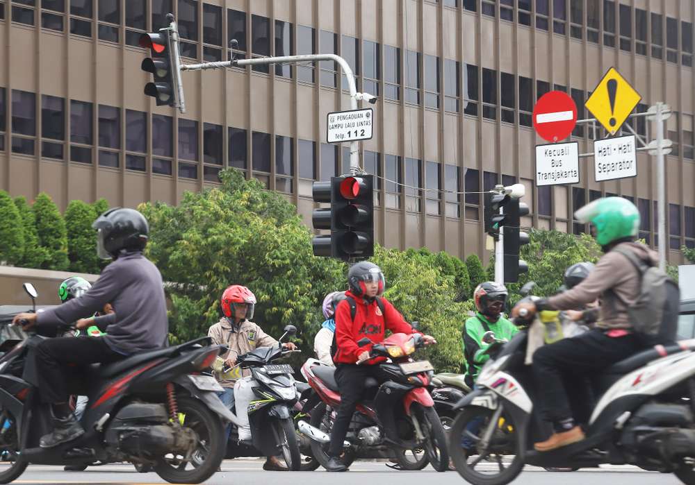 Populasi sepeda motor di Jakarta