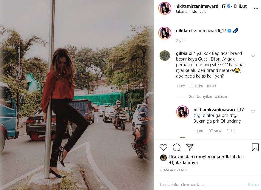 Nikita Mirzani brand Nikita Mirzani brand