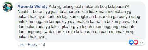 Dia pedagang yang amanah dan bertanggungjawab.