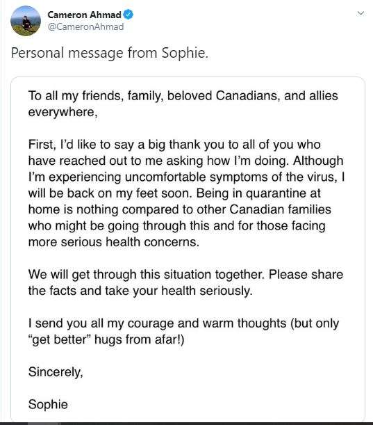 Surat Sophie