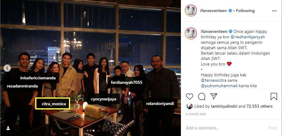 Instagram Ifan Seventeen