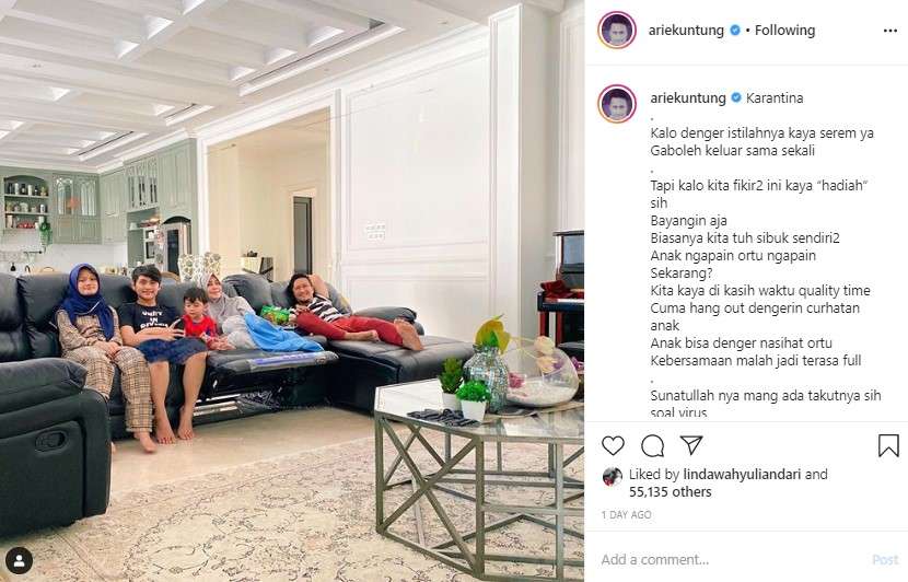 unggahan arie untung