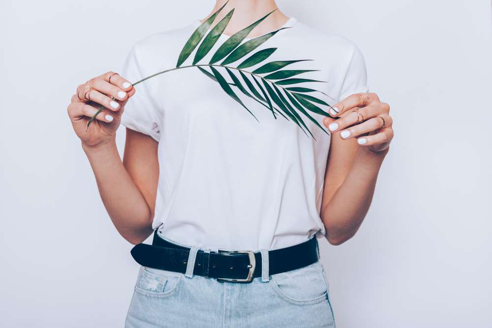 Mix and match atasan putih & belt