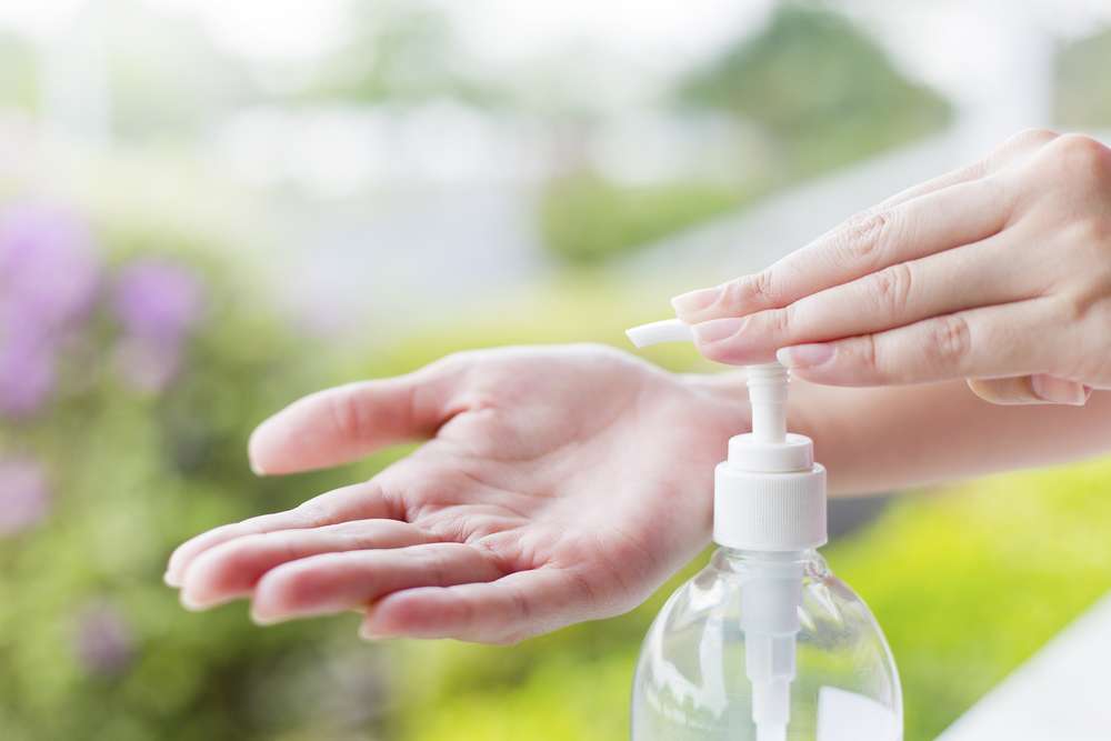 ilustrasi hand sanitizer