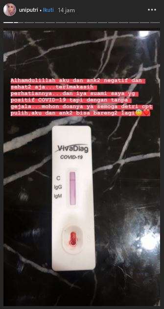 Tes kesehatan putri Tjahjo Kumolo Tes kesehatan putri Tjahjo Kumolo