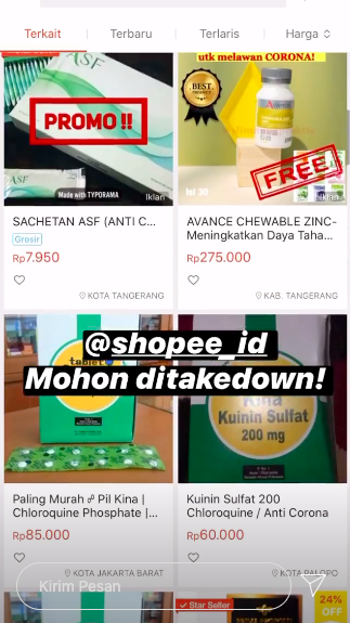 Chloroquine Dijual Bebas