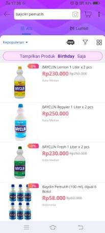 Harga produk Bayclin (3)