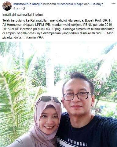 Kabar duka Aji Hermawan