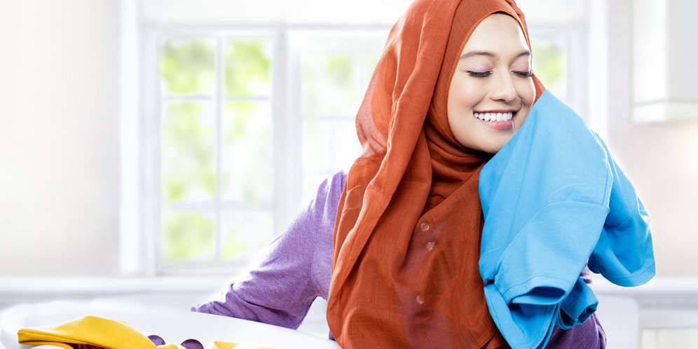 ilustrasi cuci baju