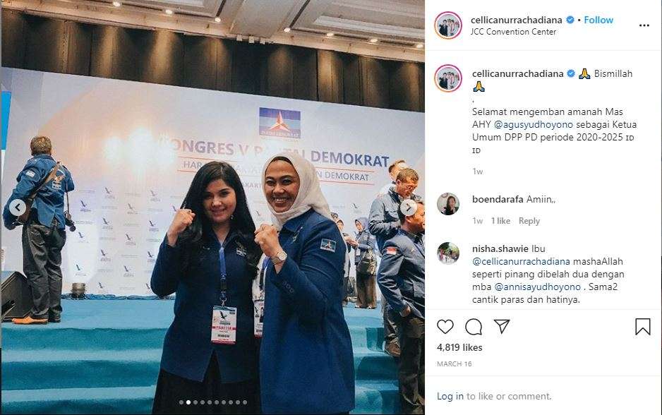 Cellica Nurrachadiana dan Annisa Pohan
