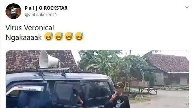 Dikasih cobaan virus, namanya virus veronica.