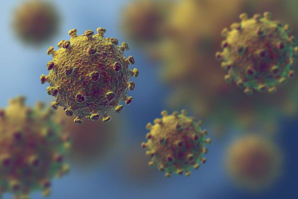 Ilustrasi virus corona