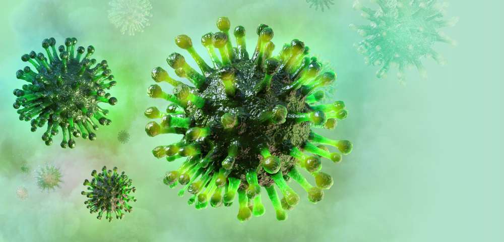 Ilustrasi virus corona