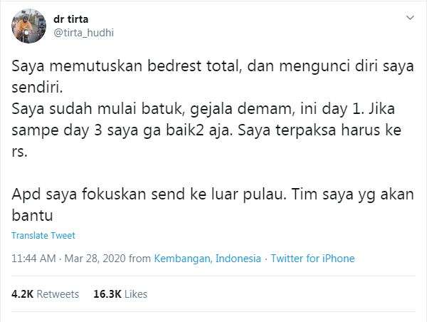 Dr Tirta Hudhi
