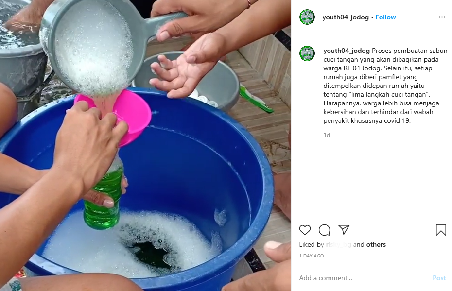 membuat hand soap