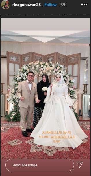 Eddies Adelia Menikah