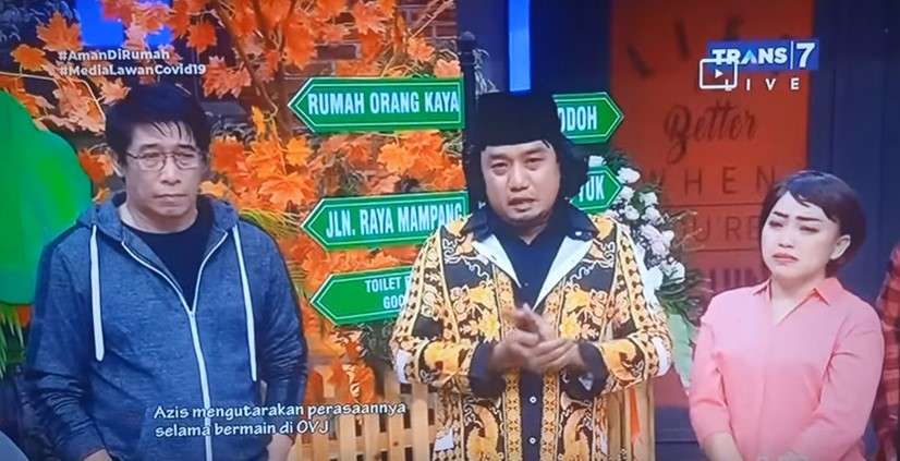 Azis Gagap pamit