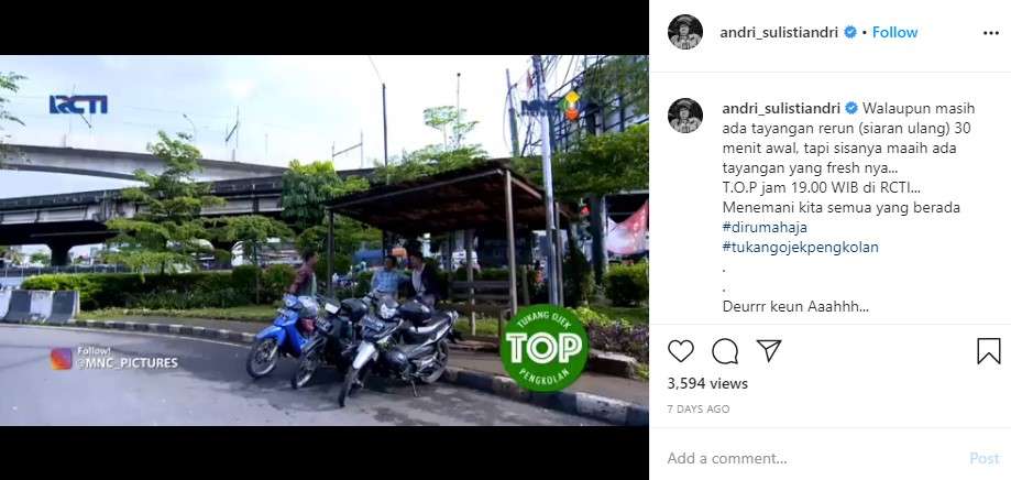 kang tisna tukang ojek pengkolan