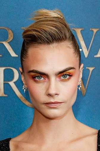 Orange makeup