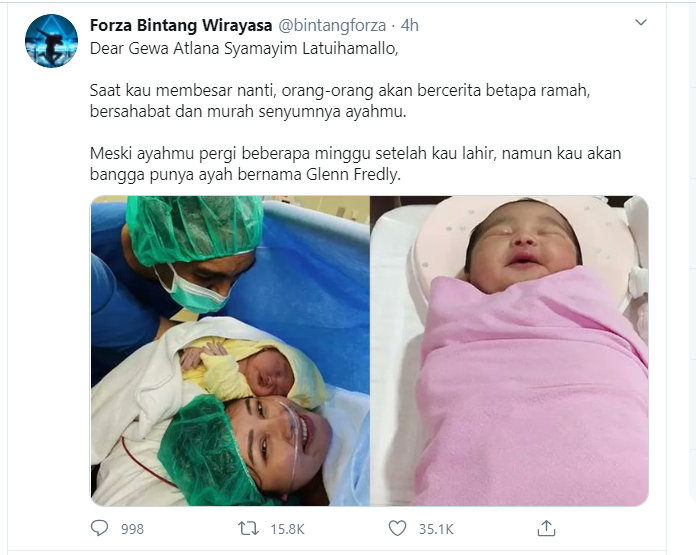 bayi gleen dan ayu