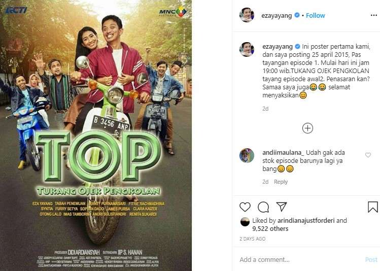 sinetron Tukang Ojek pengkolan