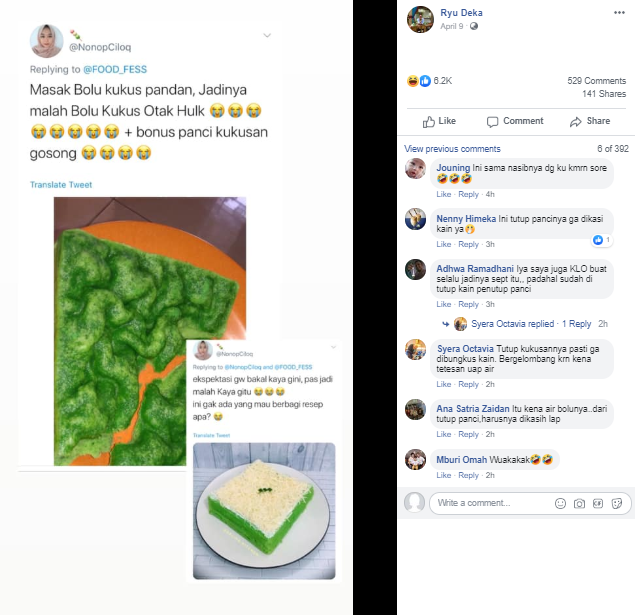 makanan gagal makanan gagal