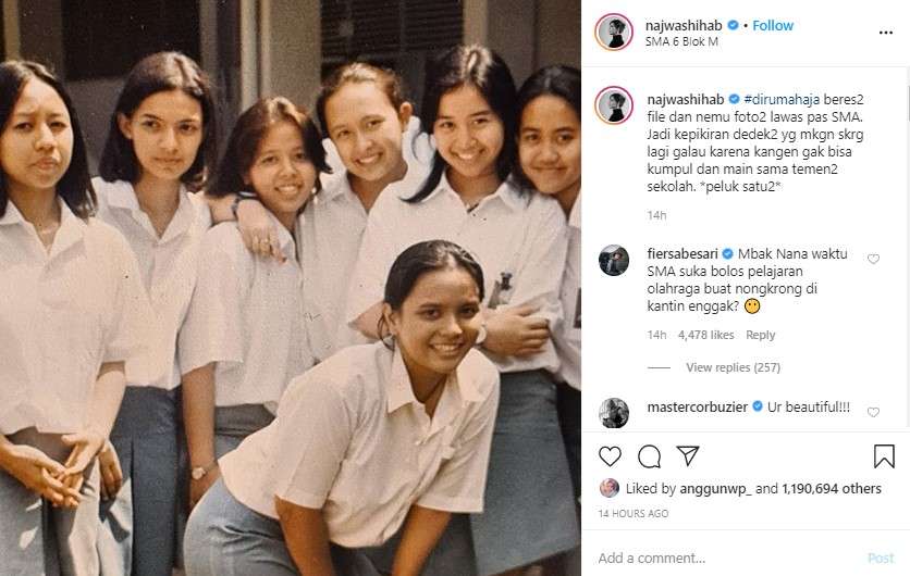 foto jadul najwa shihab foto jadul najwa shihab