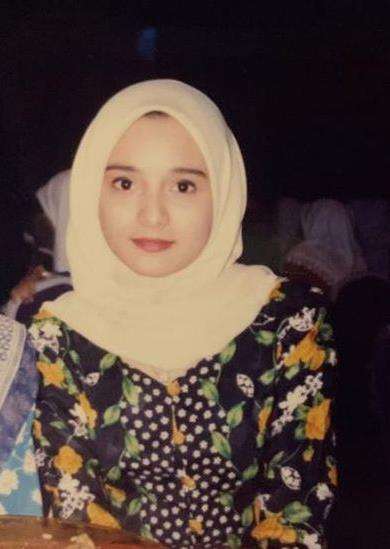 Foto lawas Rahayu saat masih muda.