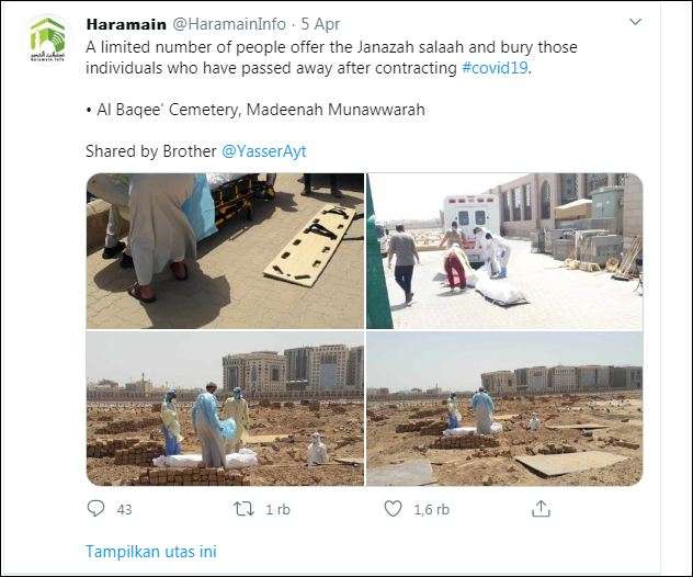 Pemakaman di Baqi, Madinah