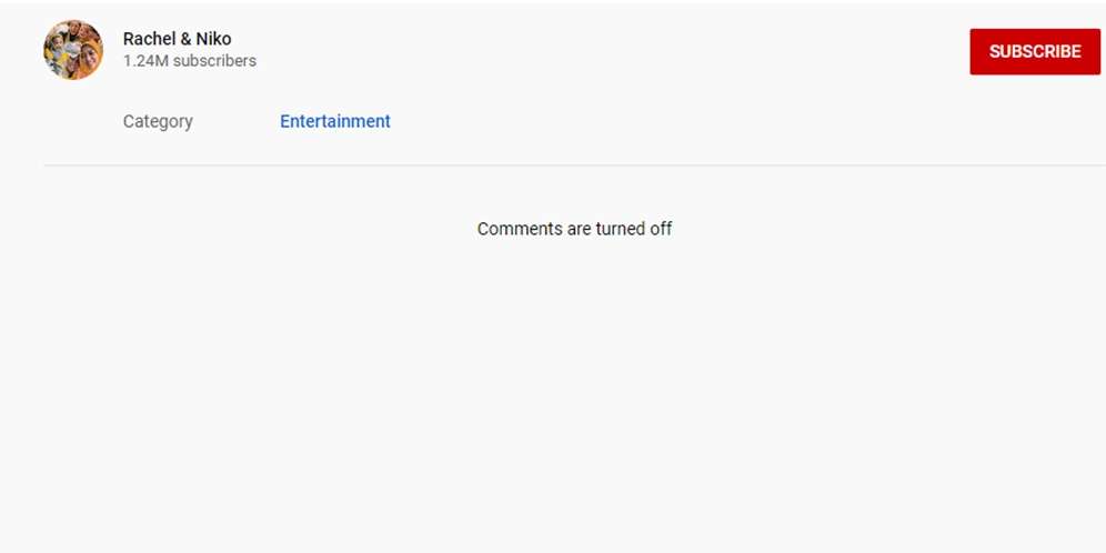 Rachel Menutup Kolom Komentar Youtubenya
