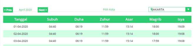 Membuat jadwal kegiatan yang menunjang ibadah selama Ramadhan.