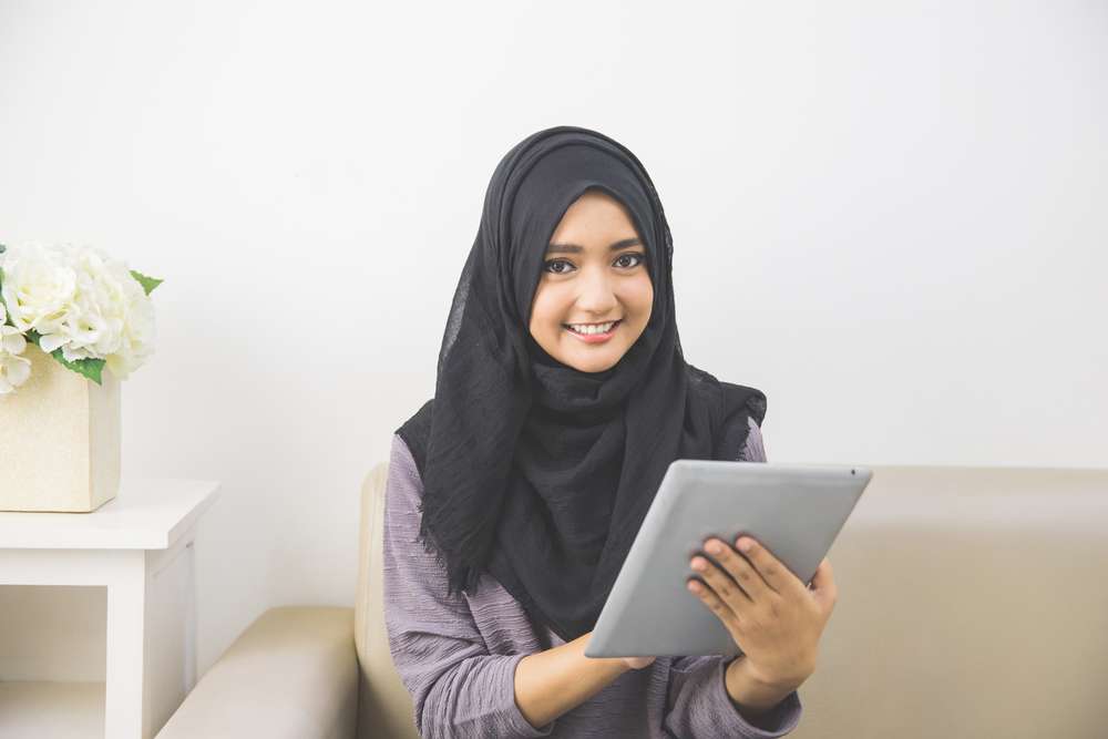 Ilustrasi hijaber