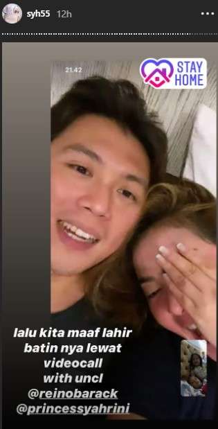 Syahrini dan Reino Barack