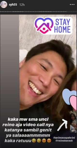 Syahrini dan Reino Barack